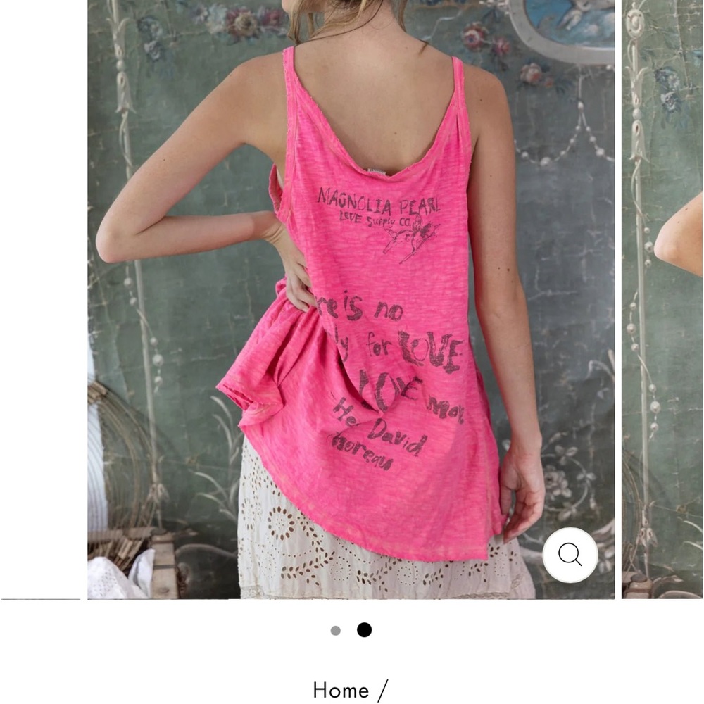 On hold 👠 Magnolia Pearl Malibu Cherub Lana Sleeveless Tank Tee - Picture 3 of 3